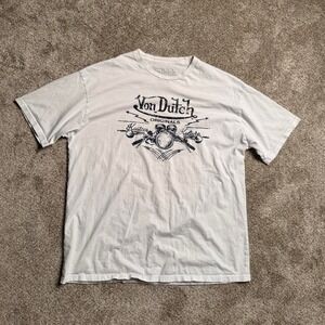 WHITE VON DUTCH ORIGINALS GRAPHIC TEE